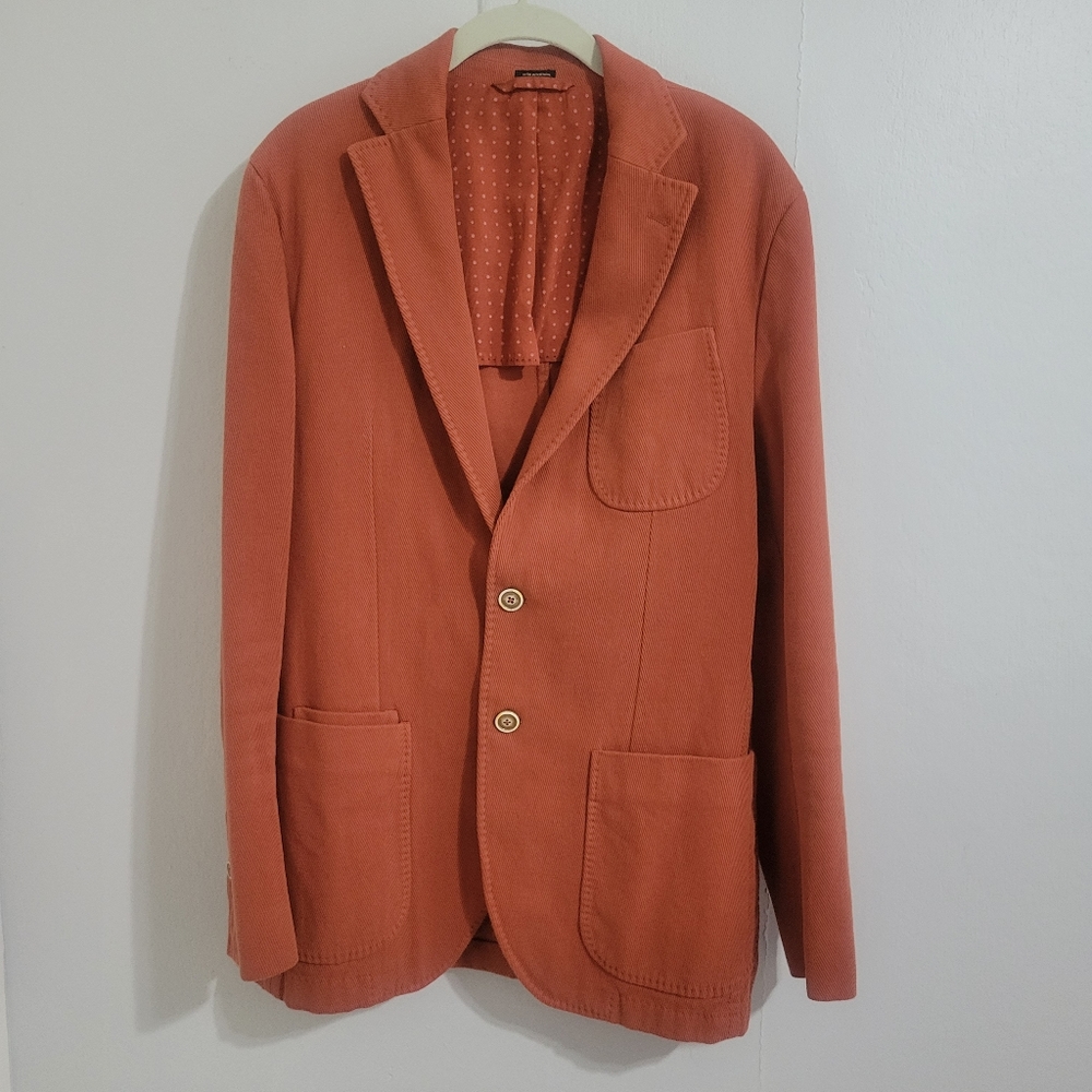 Massimo Dutti Men's cotton blazer